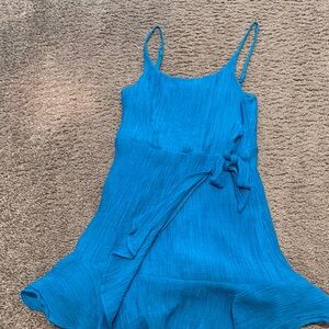 Kids Blue Sleeveless Dress
